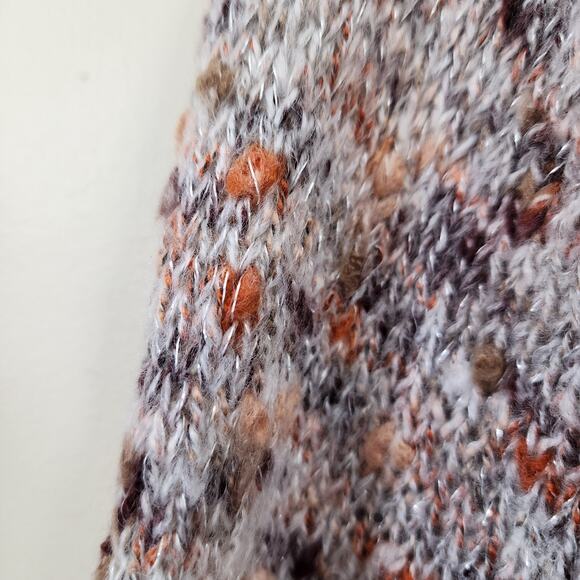 Maurices‎ multi color knit oversized open front cardigan sweater womans size L - Picture 7 of 9